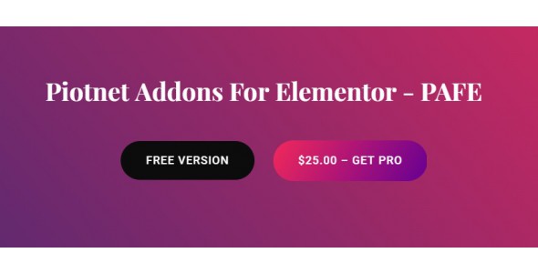 Piotnet Addons For Elementor (PAFE)